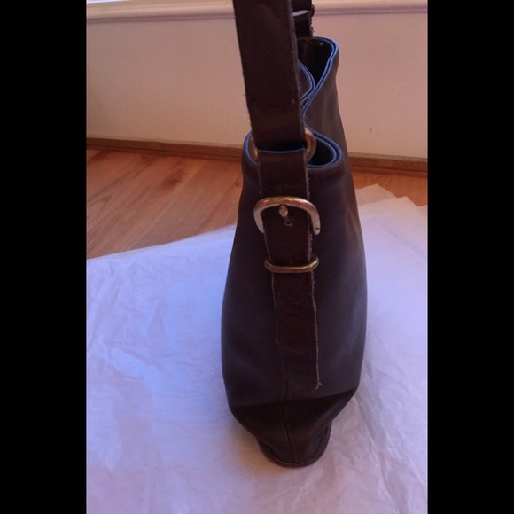 Coach Dark Chocolate Brown Leather Bag - Picture 4 of 6